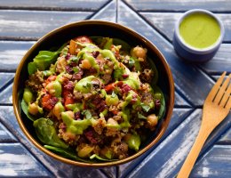 Italian Veggie Quinoa Salad