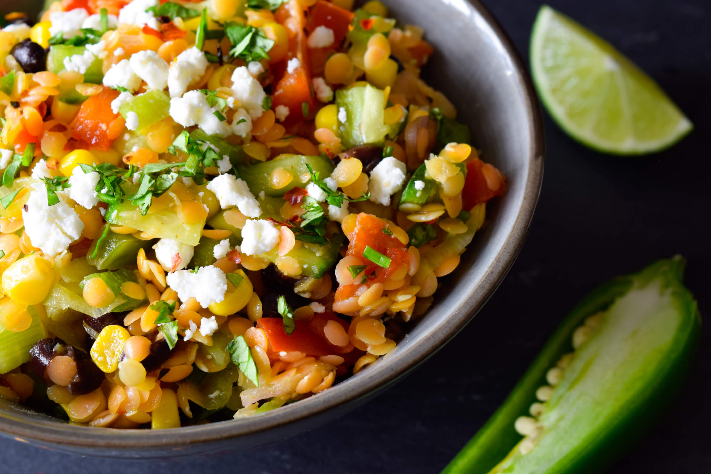 Whole Food’s Southwest Lentil Salad